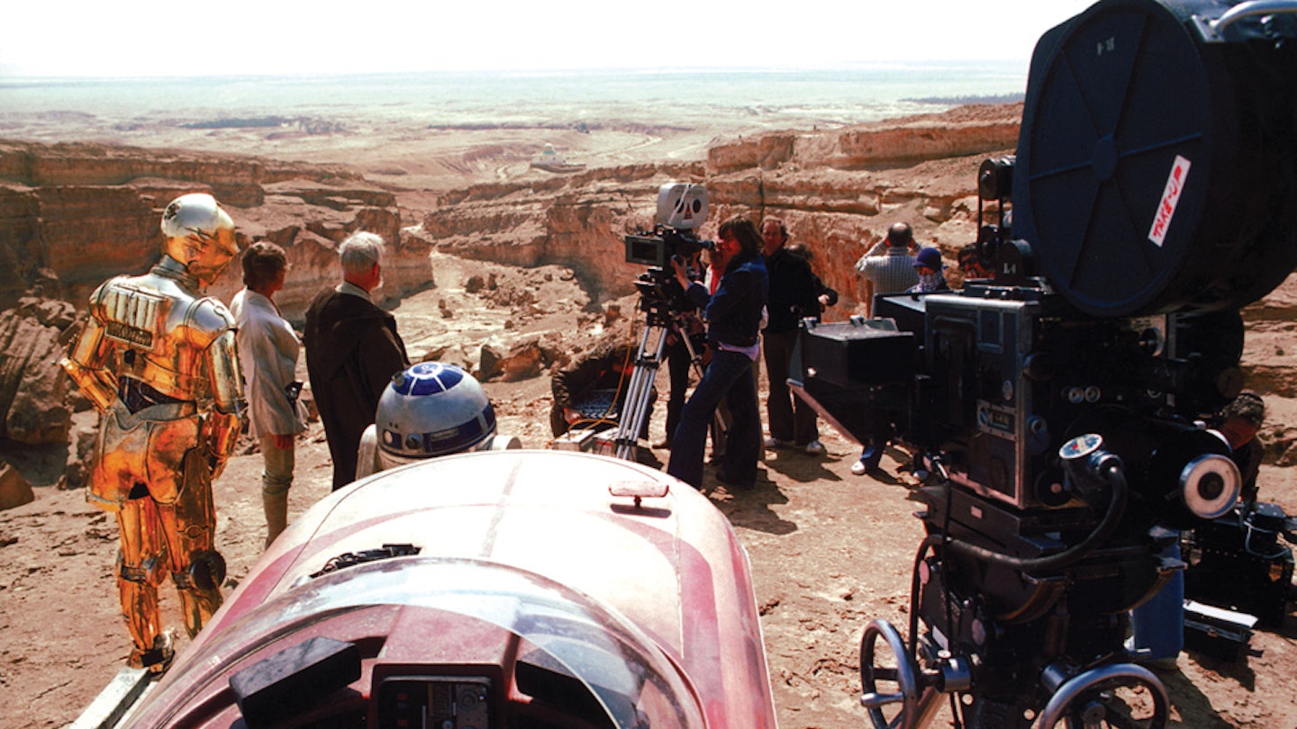 star wars behind the scenes photos