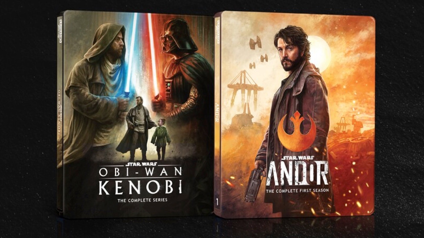 Obi-Wan Kenobi and Andor 4K Blu-ray cover art